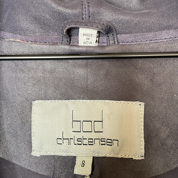Bod Christensen Leather Lightweight Jacket Size 8 - Picture 4 of 9